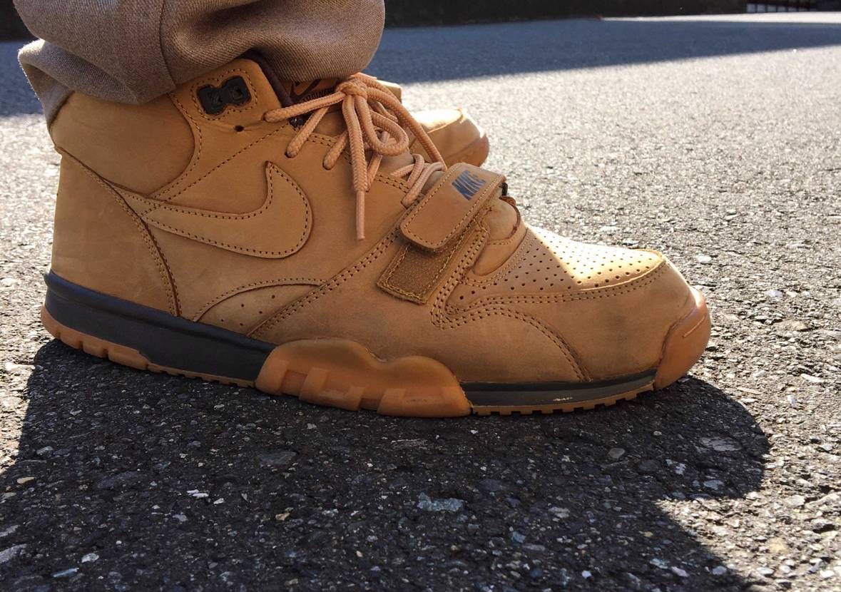 今日は、トレーナー1ウィート。久しぶりに履いた😀