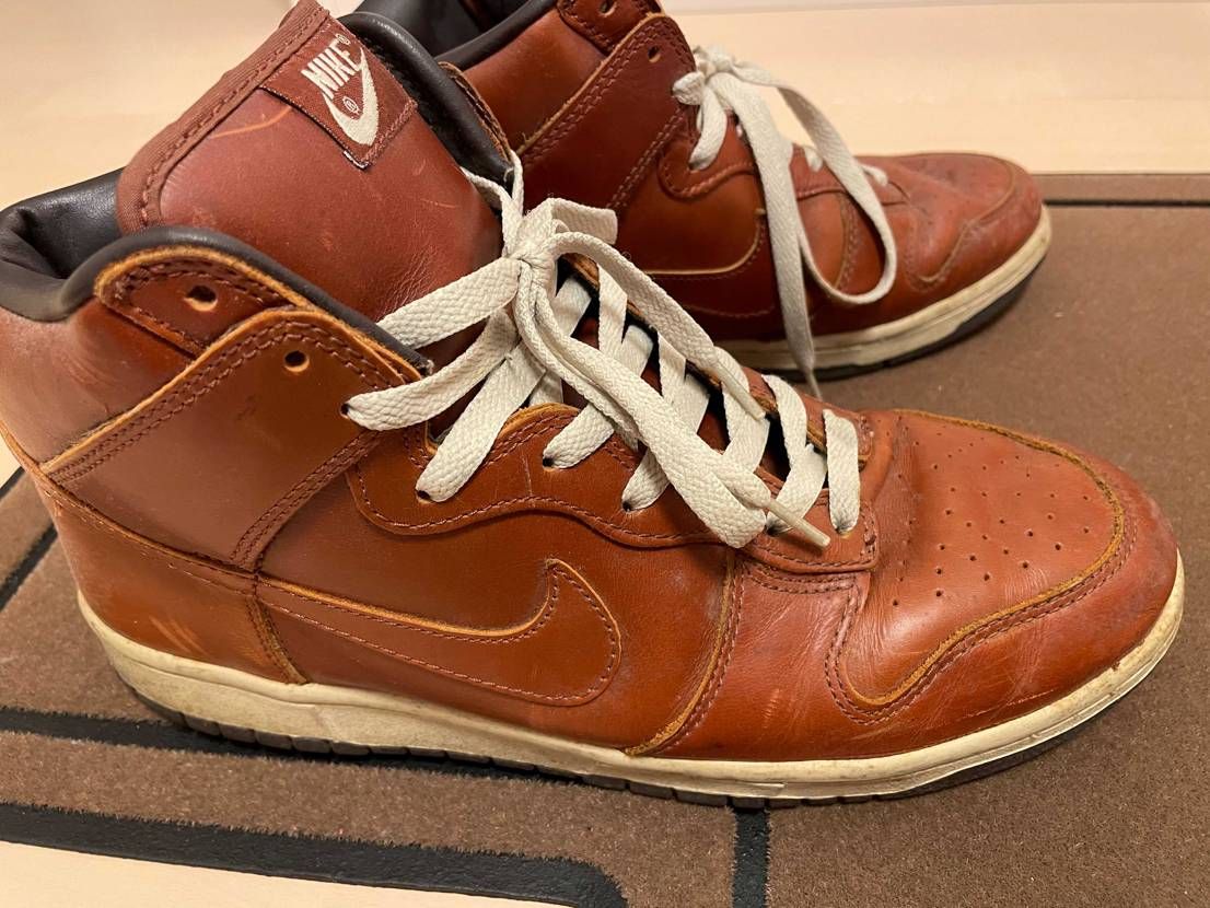 DUNK HIGH PREMIUM 今見ると大分ソール黄ばみ