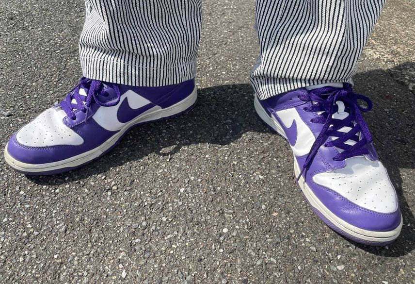 dunk id purple 最近、by youやidばかり履きがち😅