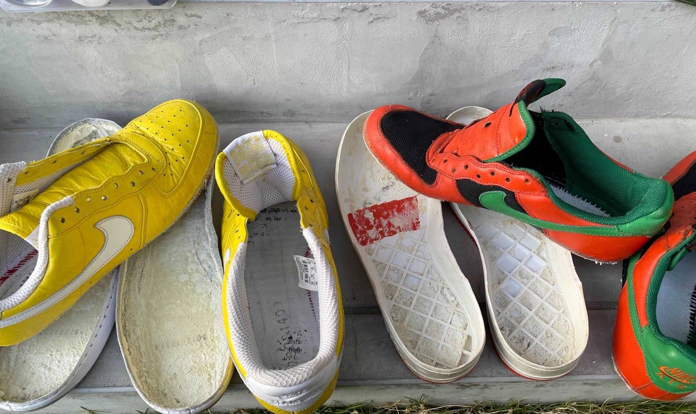 感覚を忘れないうちに2足いっぺんにEVA換装する😆