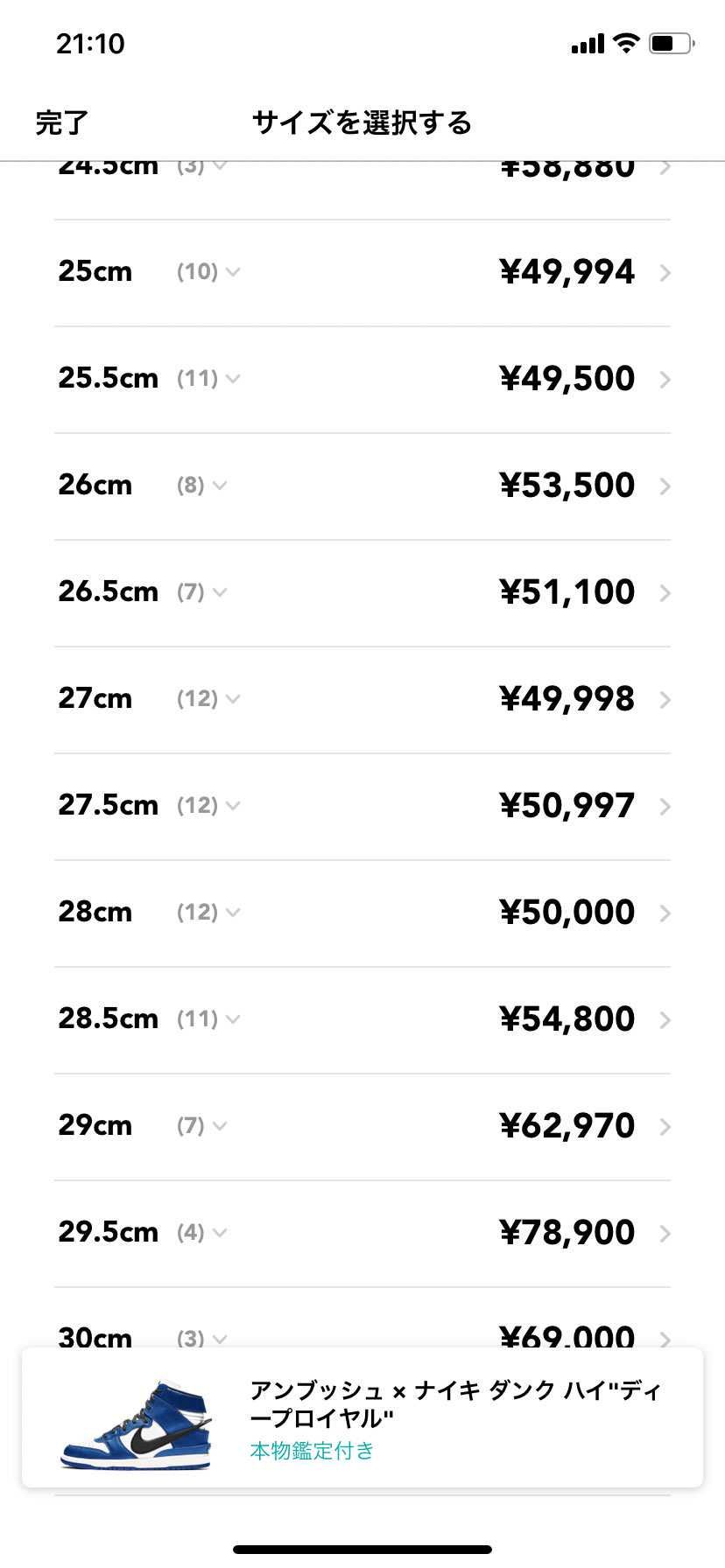 出品数みれんのなかなかいいじゃねーか。