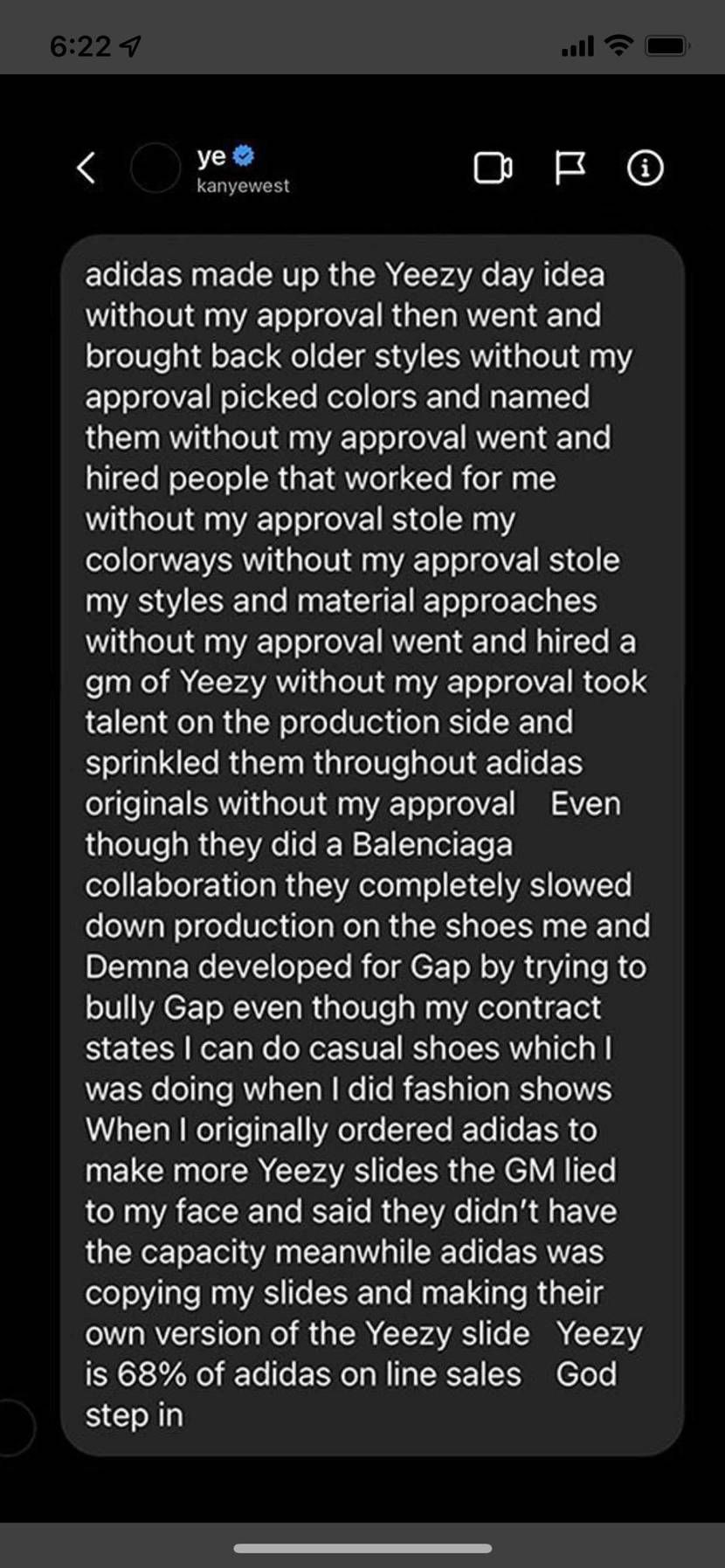 カニエとadidasの関係もうズタボロですやん、、