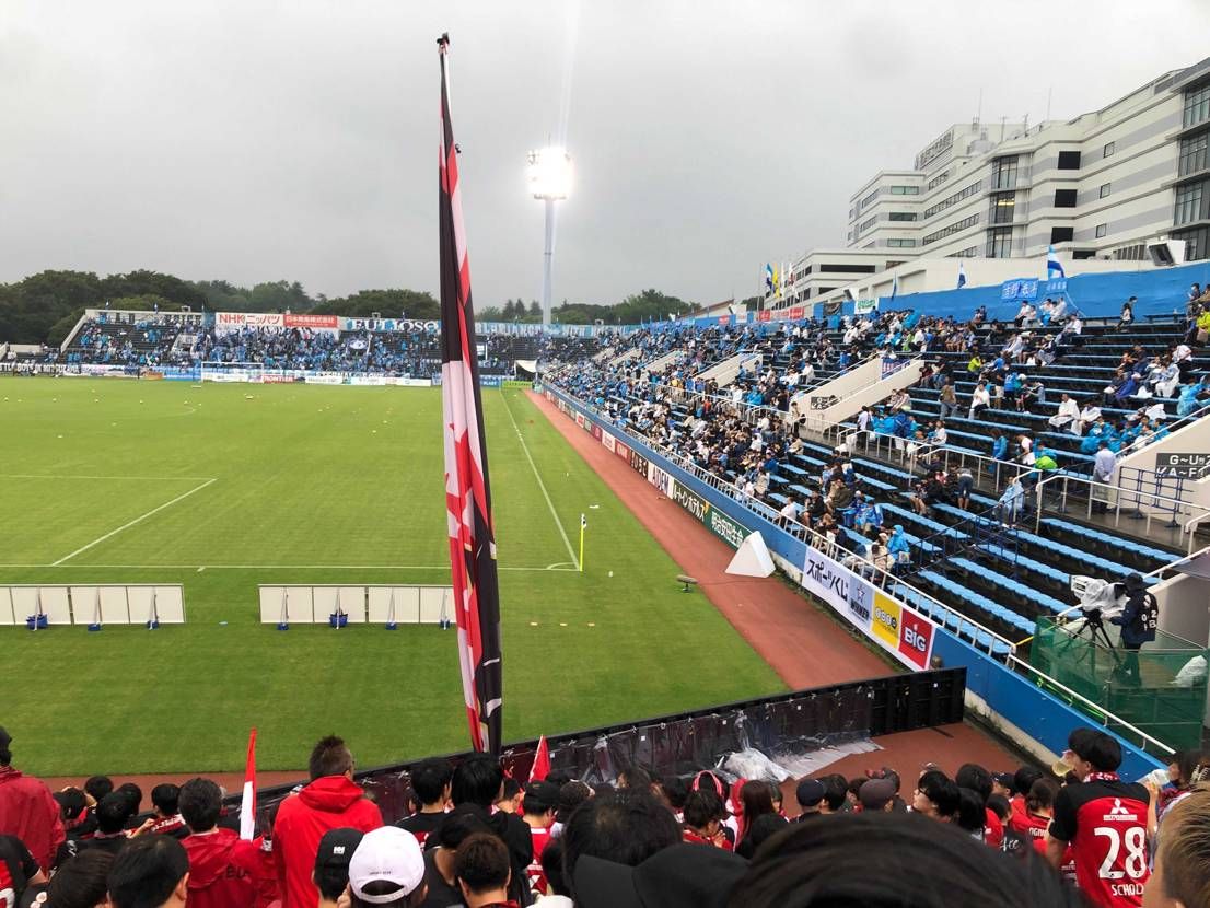 三ツ沢遠征♦️
座席狭すぎてビックリしましたが、コンパクト