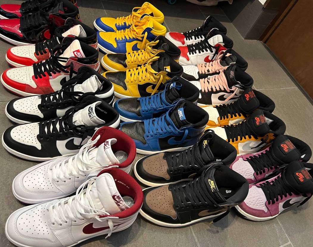 履いてるAJ1たち
着々と増えてしまっている
エレメント2足は雨用、ヘリ