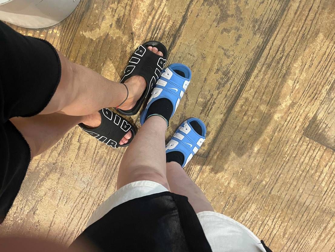嫁とモアテンサンダル👡デート❤️