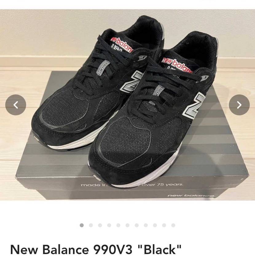 New balance 990v3 black出品中です。

着用回数少なく