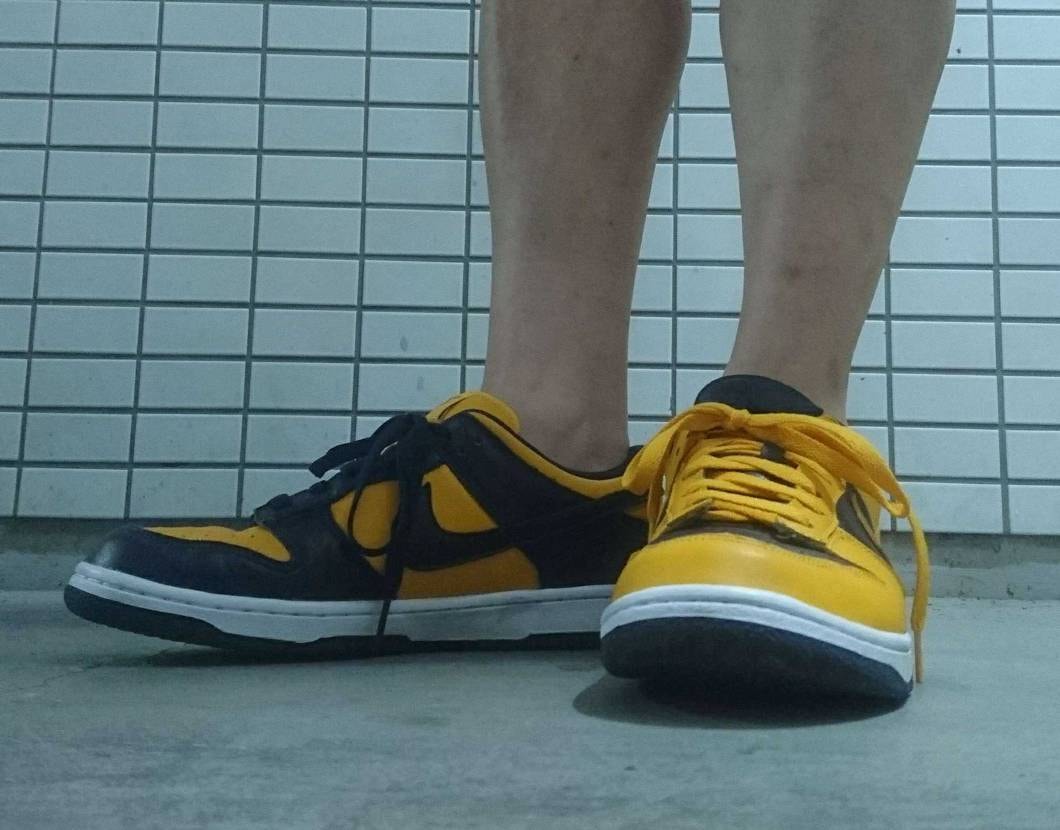 今日のスニーカーはNIKEiDでオーダーしたダンクでした。ミ