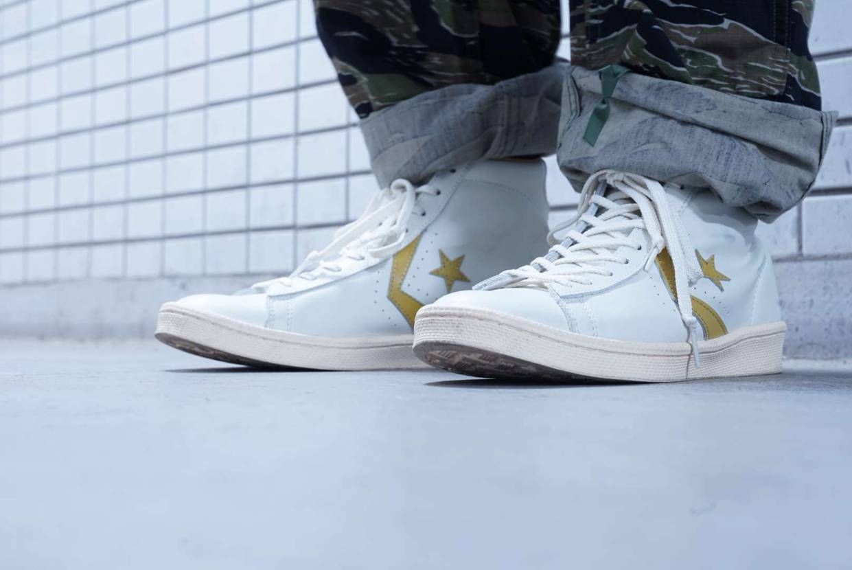 今日のスニーカー
CONVERSE PRO-LEATHER 76 HI 40TH