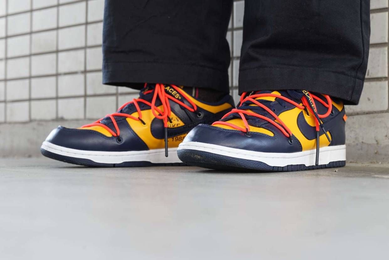 今日のスニーカー
OFF-WHITE×NIKE DUNK LOW LTHR/OW