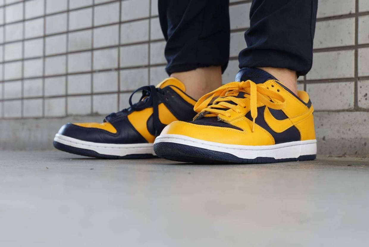 今日のスニーカー
NIKEiD DUNK LOW MICHIGAN&REVERS