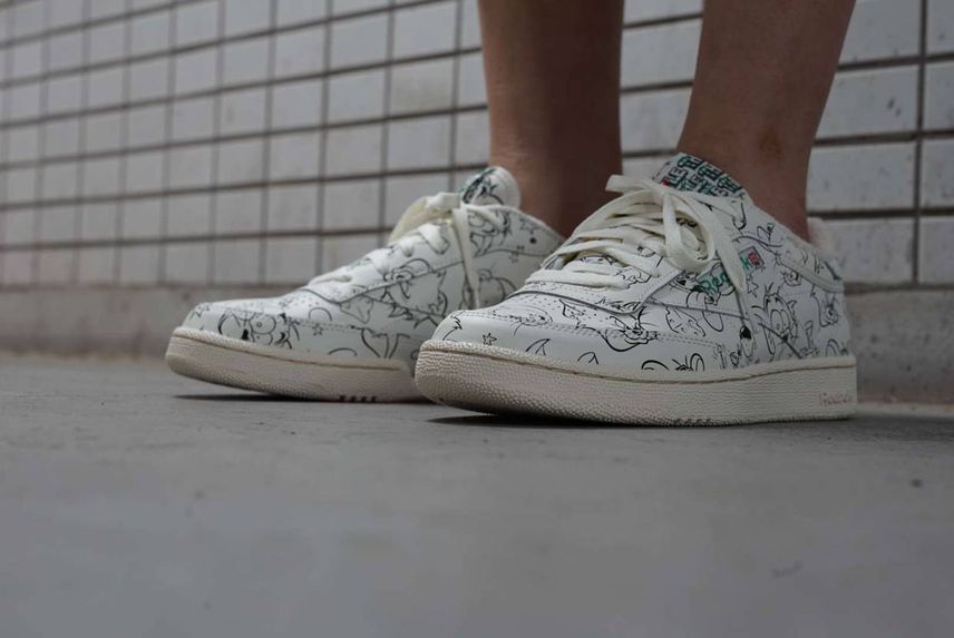今日のスニーカー
Reebok x Tom & Jerry Club C 85
