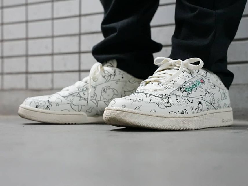 今日のスニーカー
Reebok x Tom & Jerry Club C 85