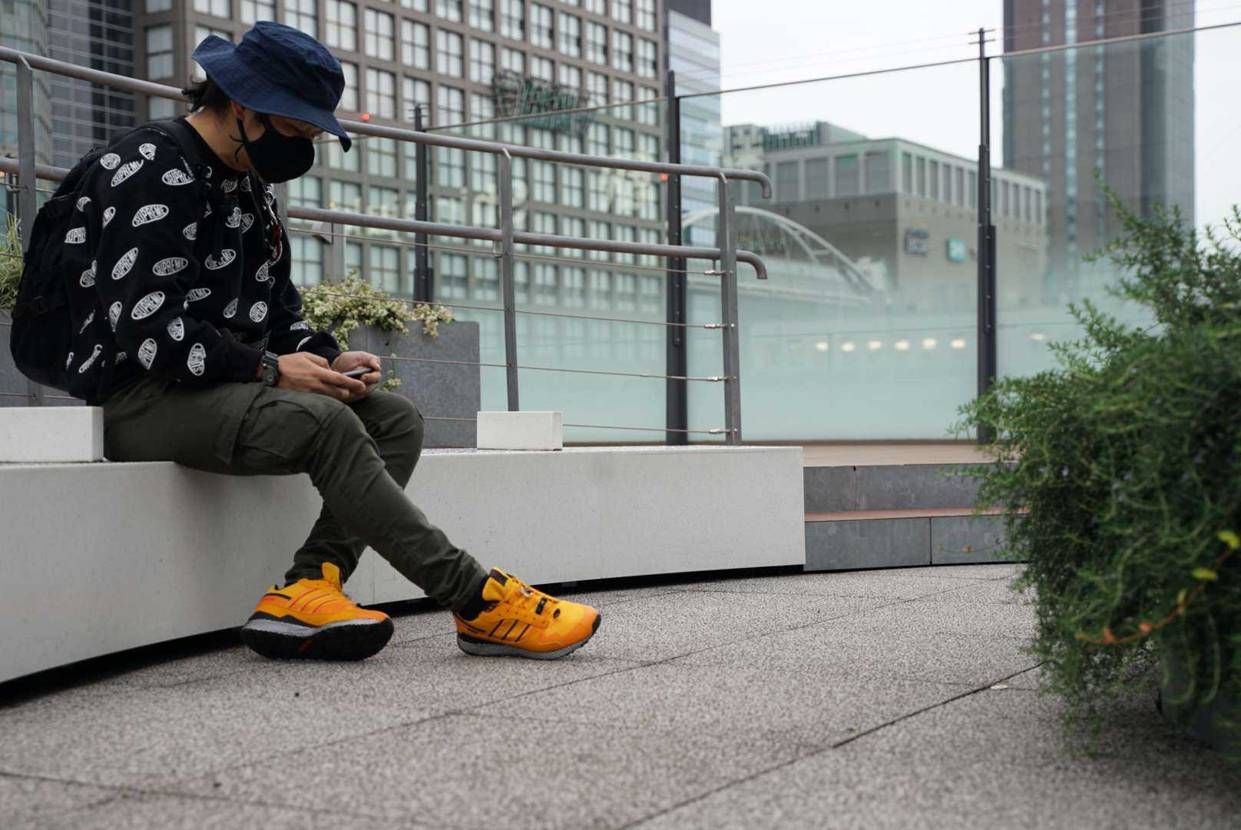 雨の日用のadidas Consortium ULTRA TECH GTXを久々