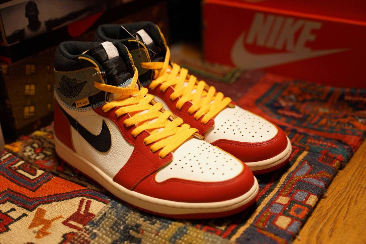 UNION AJ1無事受け取り完了。
歴代UNIONコラボAJ1と並べたり元ネ