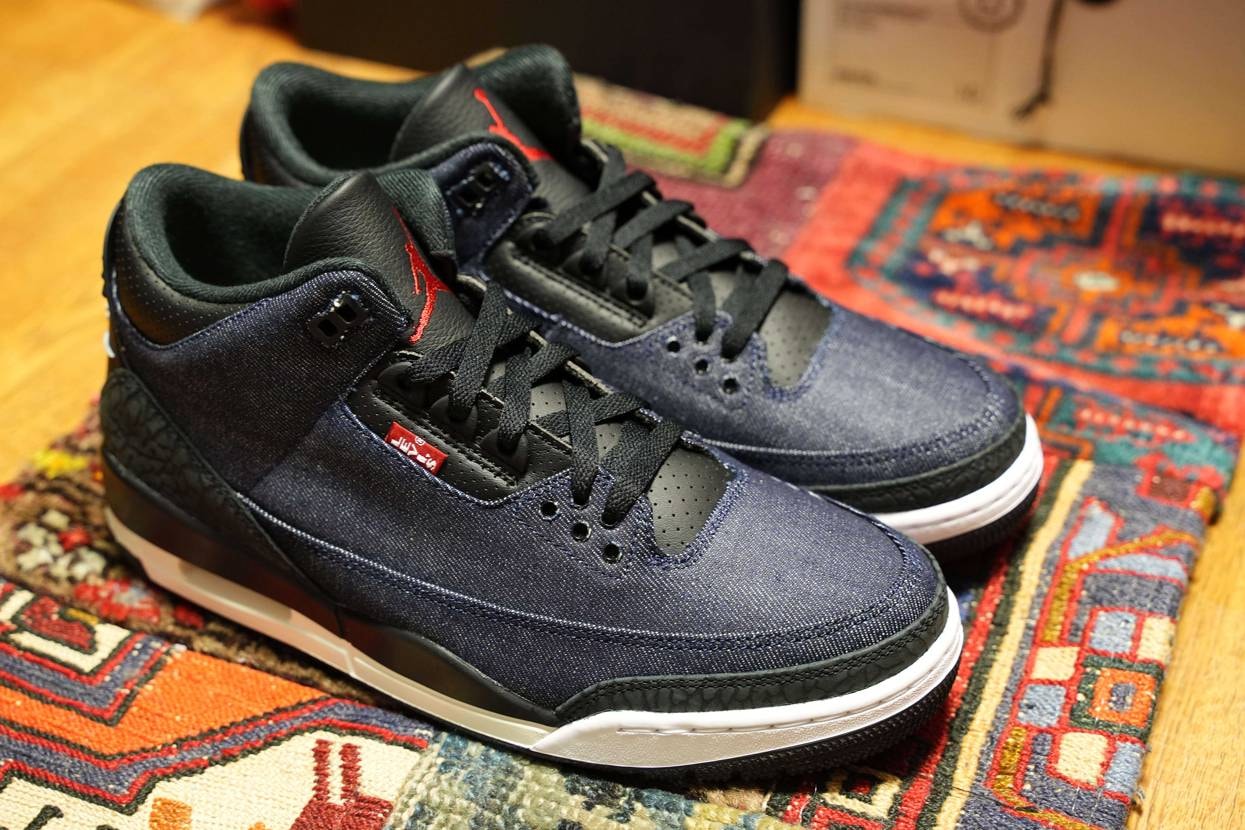 スニパスでリーバイス×エアジョーダン3のインディゴが拾えてしまったのでWOFで受