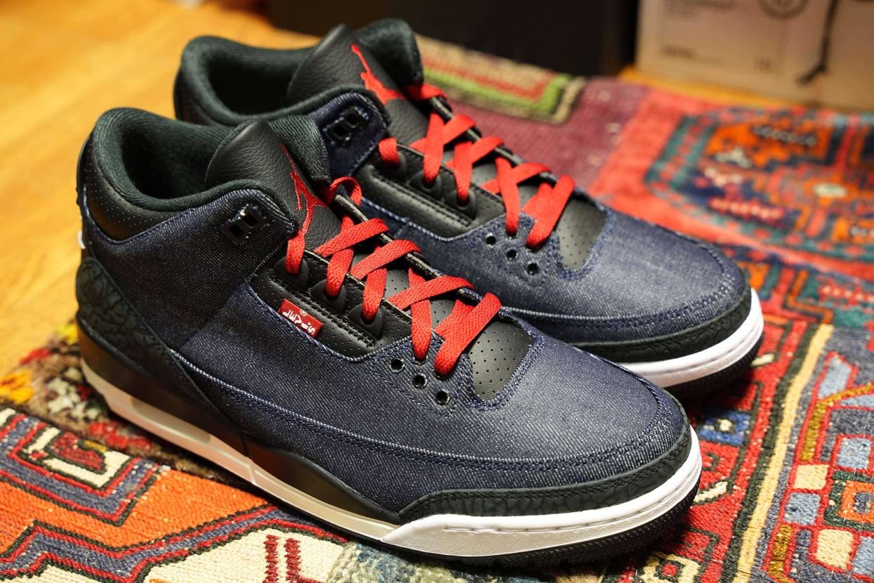 スニパスでリーバイス×エアジョーダン3のインディゴが拾えてし