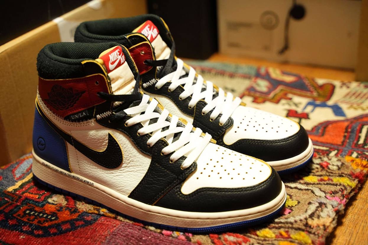 先週受取ったFRAGMENTF×UNION×NIKE AIR JORDAN 1