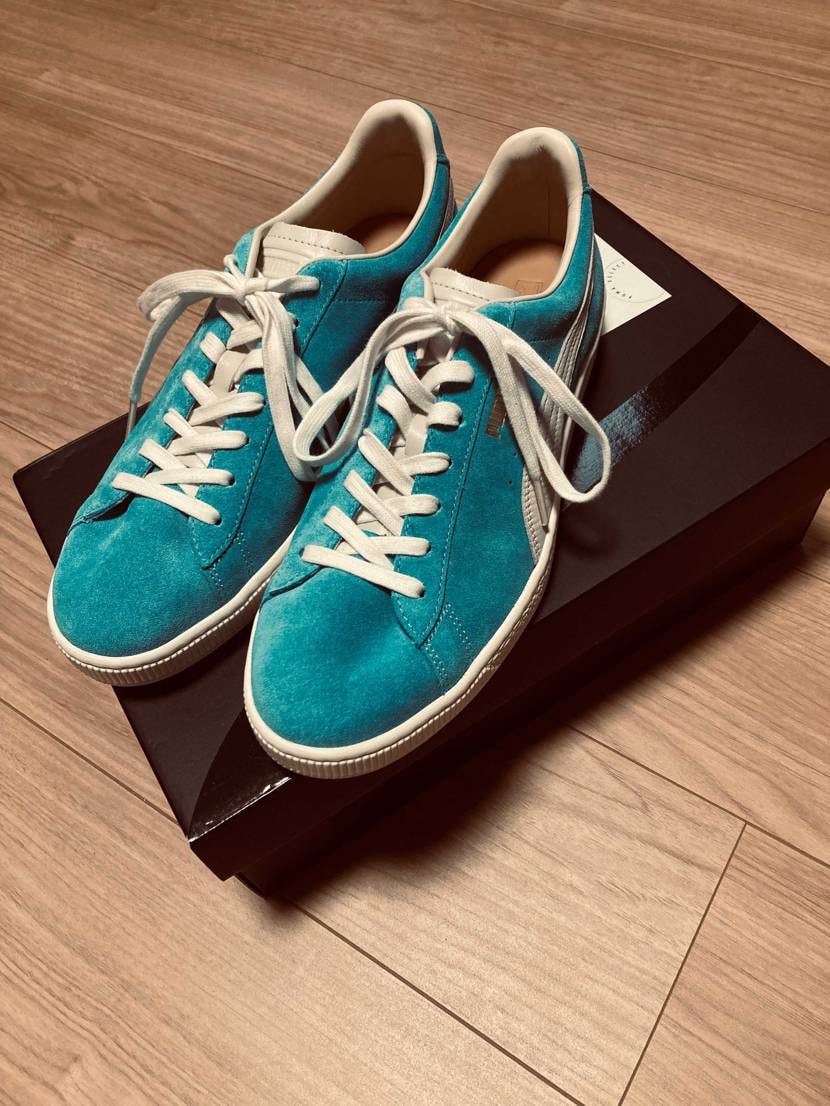 yooxのセールで購入したPuma Suede M2 "Opale Blueです