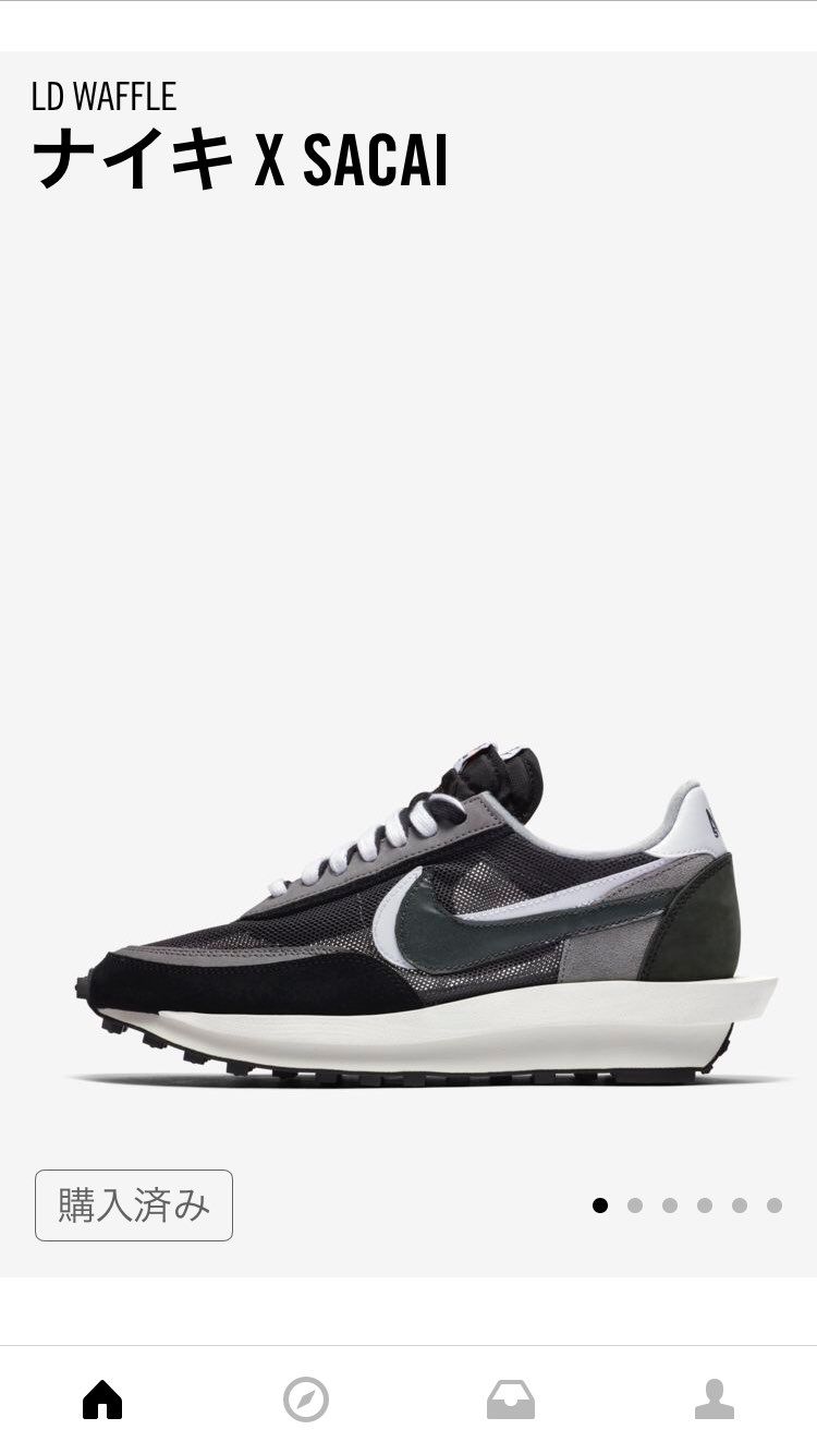 NIKE様いつもありがとうございます。
苦肉の策でハーフサイズ落として買った。