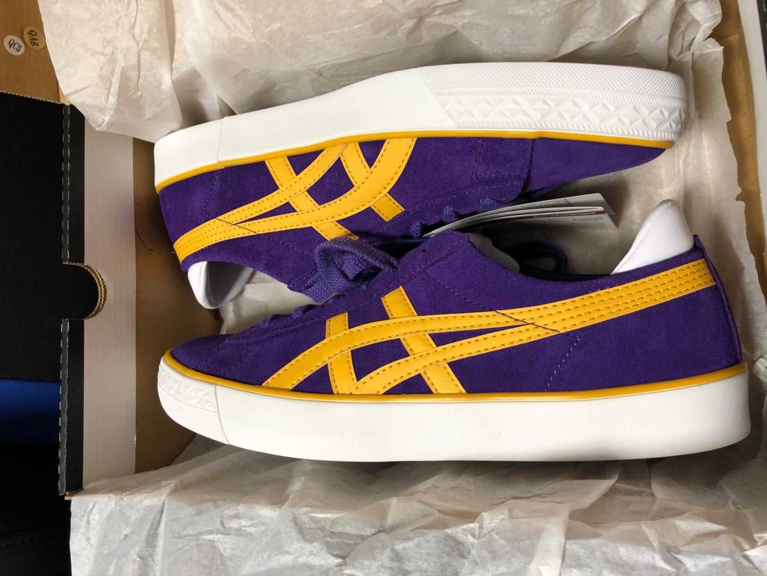先日の衝動買い😆
レイカーズカラーのアシックスはなんか買わなきゃって使命感を感