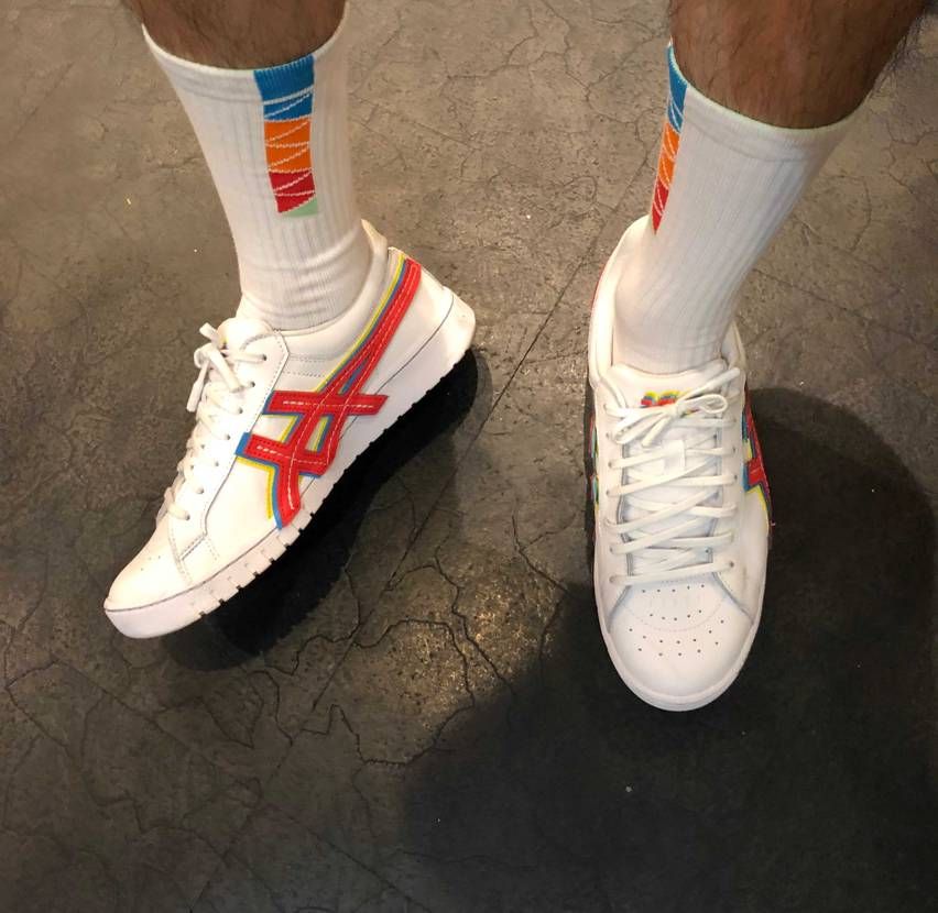 夏はハイとかジョーダン蒸れるからASICSのgelptg low履きがちーー
