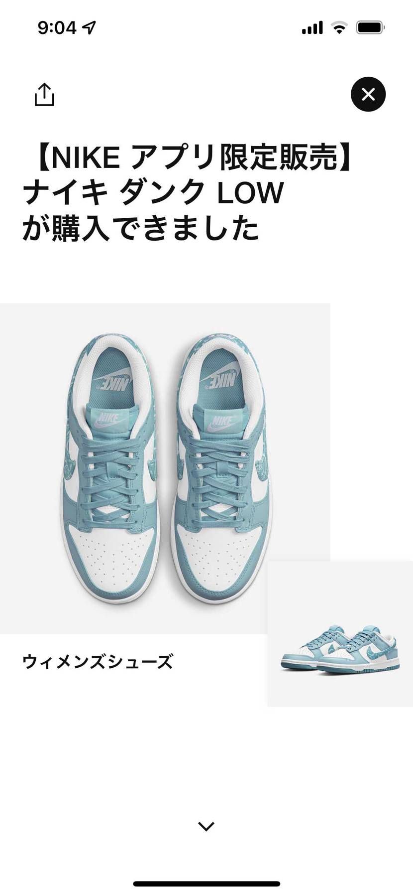 ナイキアプリでは初GOTEM