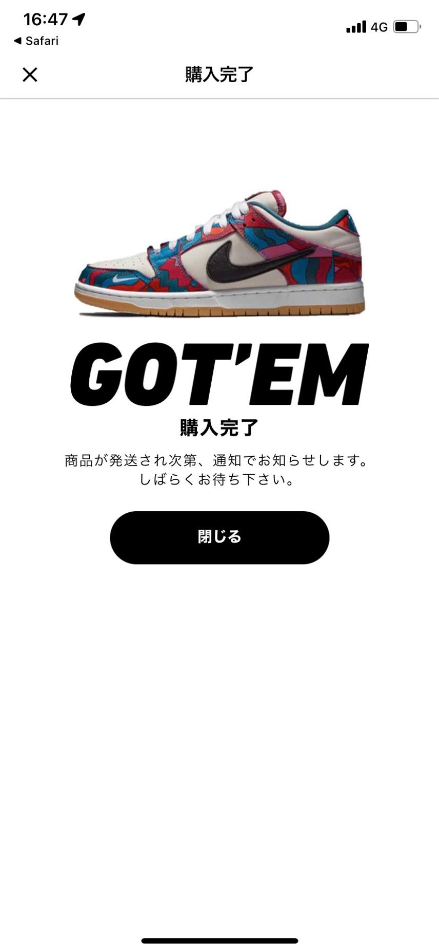 ついにパラダンク購入しました👌