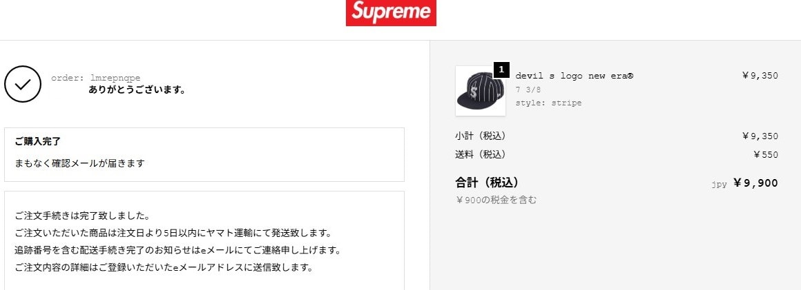 NIGOのAF-1は決済まで行ったけど結局買えず…😢
その分お金が浮いたからコ