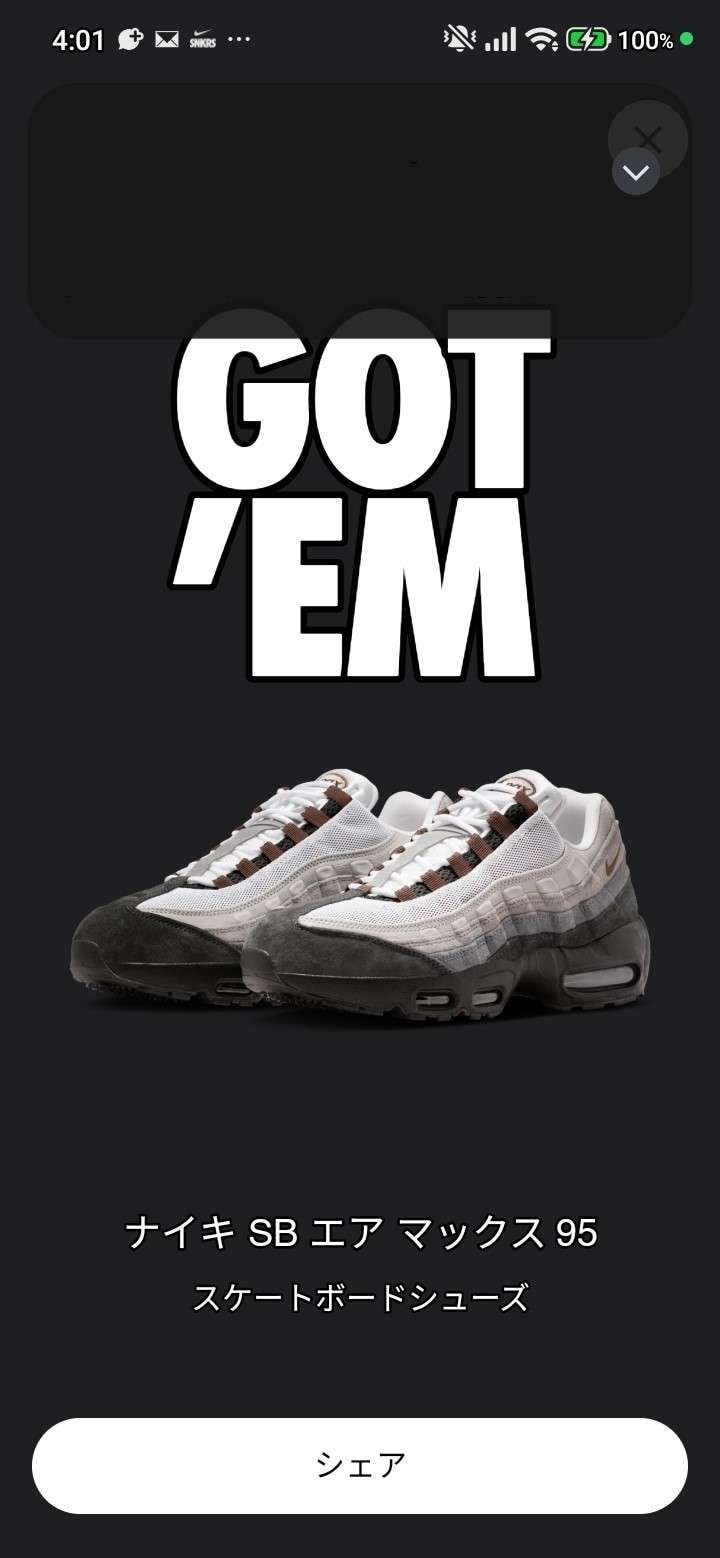 本日の朝活はこの2足
DUNKSBはマイサイのリスにやっと