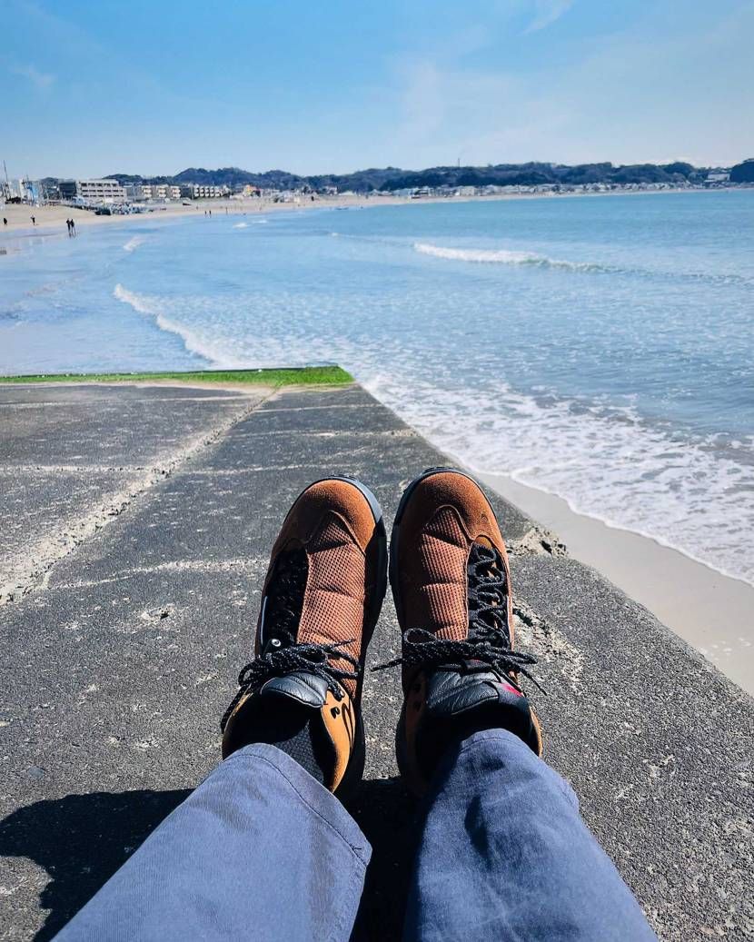 Magmascape履いて由比ヶ浜へ
#Magmascape