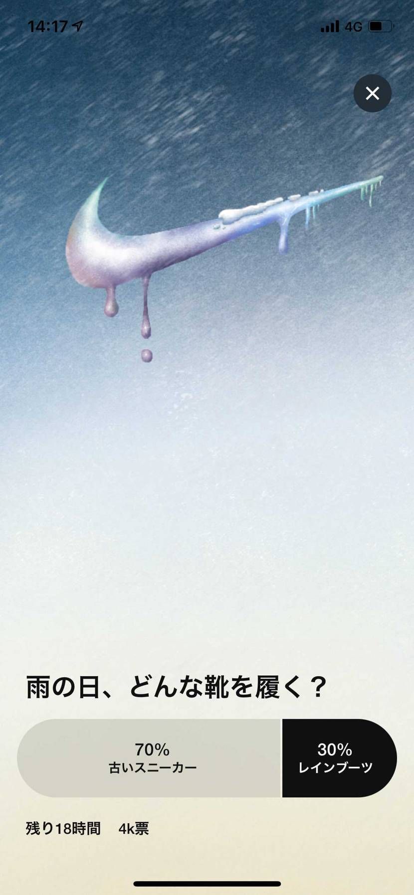 たった3分で投票数が三千なら、スニパスは当たらなくて当然だよな😇