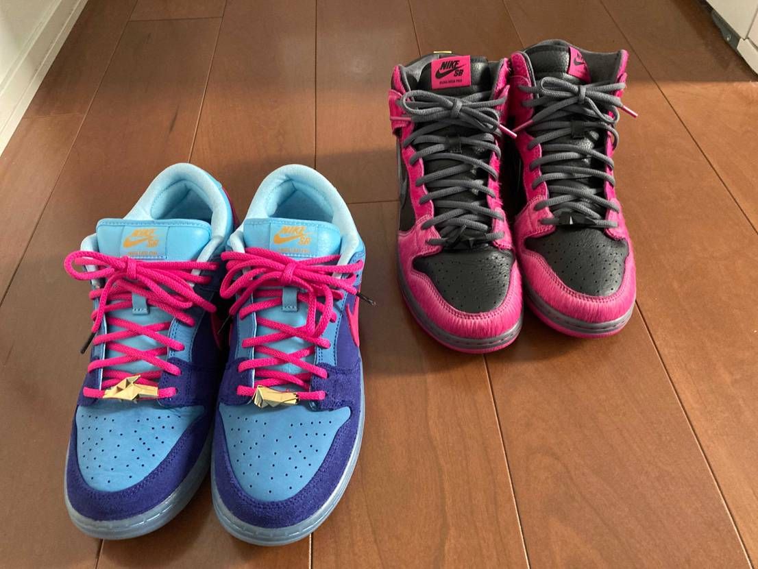 なかなか2つとも作りがいいですね、
ハイカットの方がいいかも