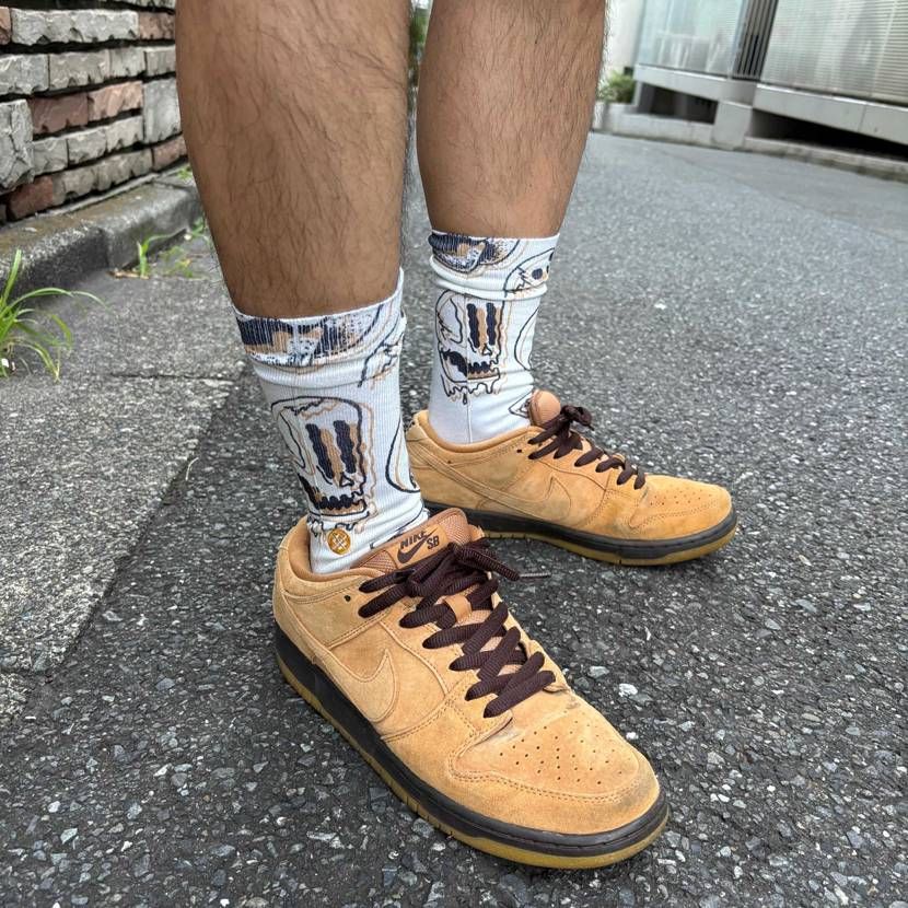 stanceのソックス買ったのでウィートと合わせてみました。外暑いので何履いても