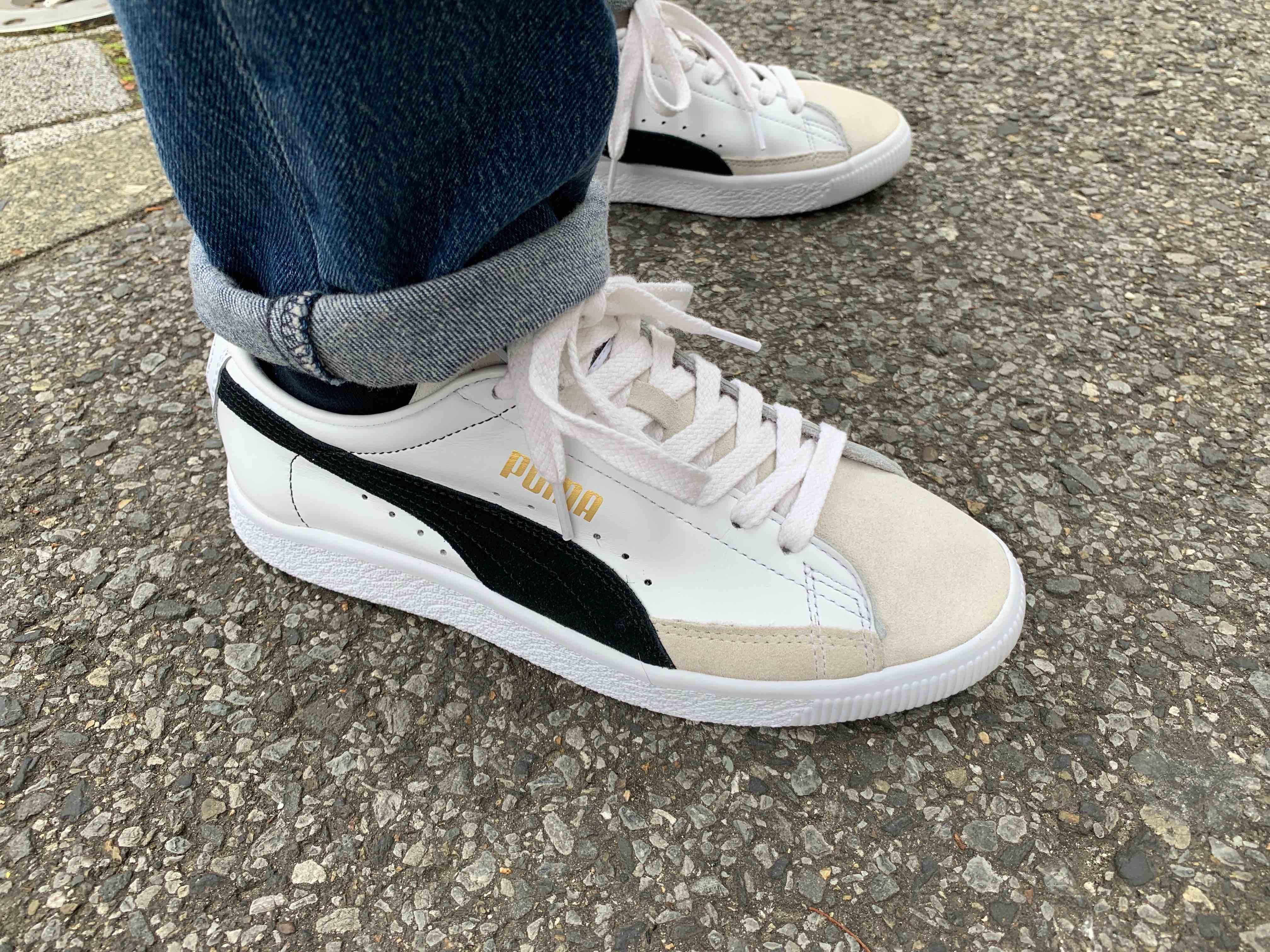 初PUMA👟足入れ感がすごい良い👍