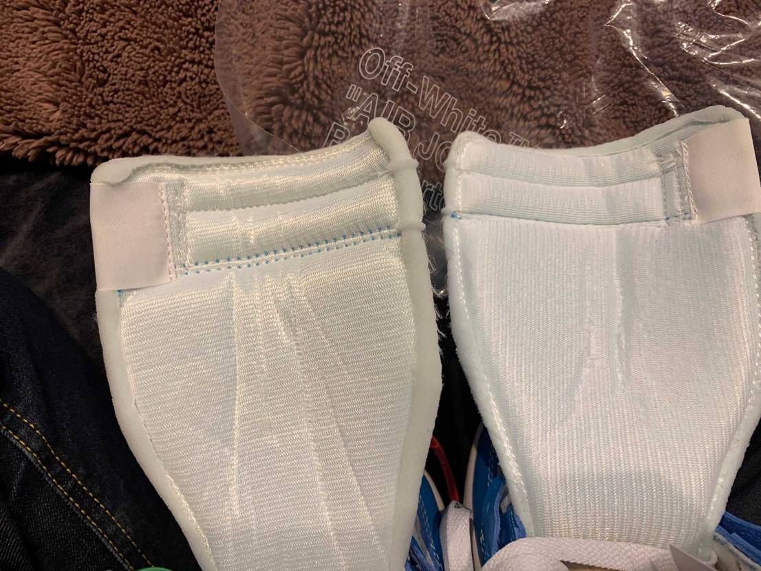 初めまして
AJ1×off-white UNCをお持ちの方に
質問させていた