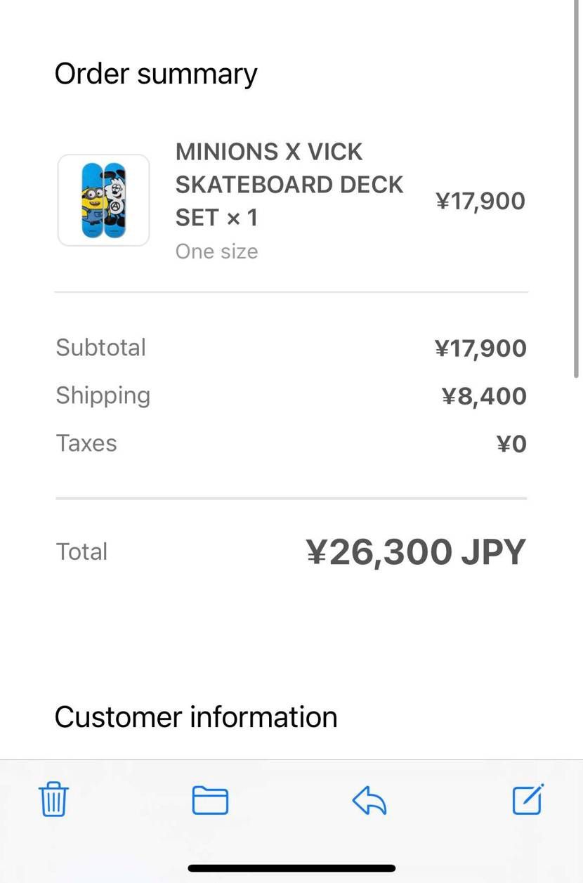 Tシャツ売り切れ😭
買えたのはデッキのみ🛹
