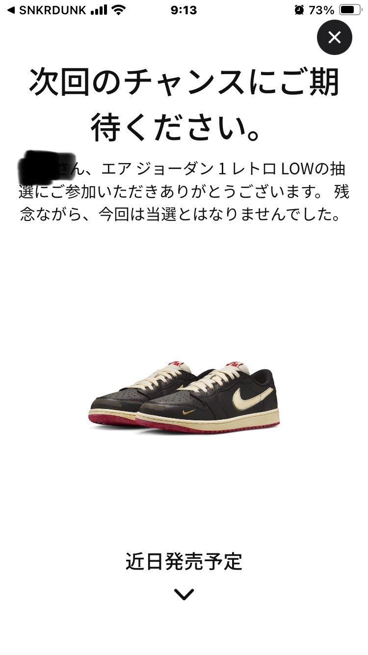 当たればバク量、外れればどこがバク量？
楽しくいこうぜ！スニーカーライフ👟