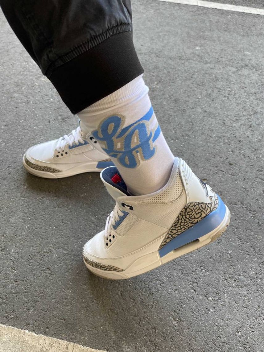 UNCにLALのCity editionカラーのソックス笑
合わせた方がアウト