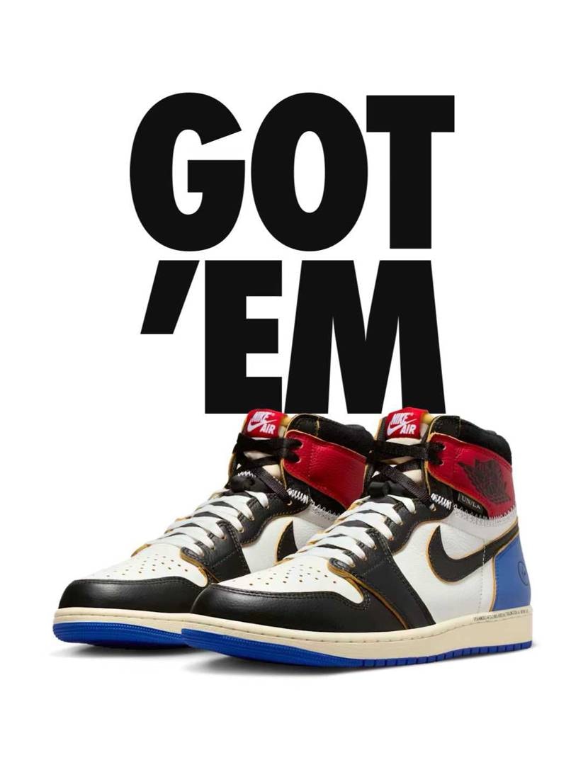 ユニオン✖️フラグメント✖️aj1スニーカーズで当選
発送されていない方おられ