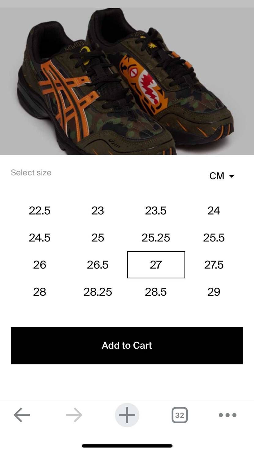 アシックス×エイプ　ですね！