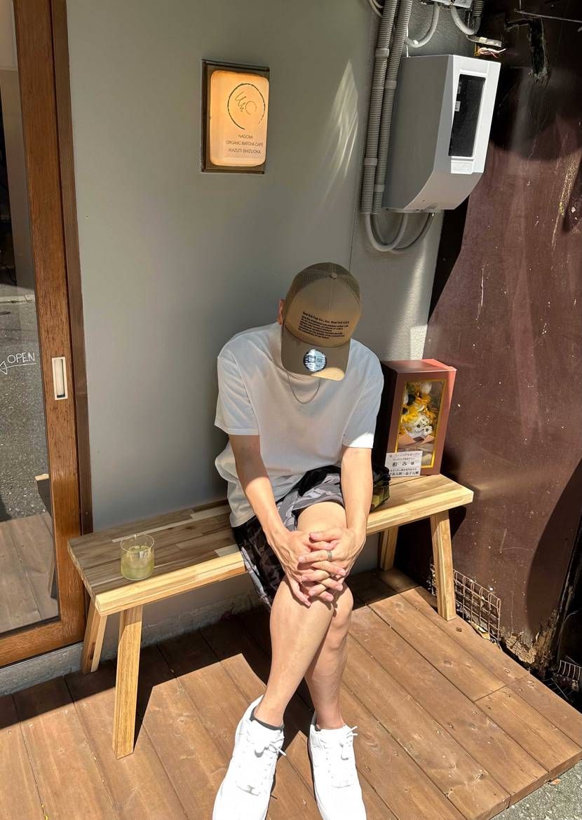 今日も暑かった〜...帽子に汗が........😂
静岡人なので緑茶でひと休み