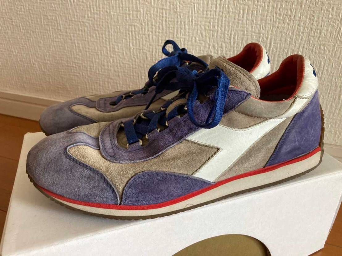 DIADORA EQUIPEのDIRTY STONE WASH、某オクで発見して