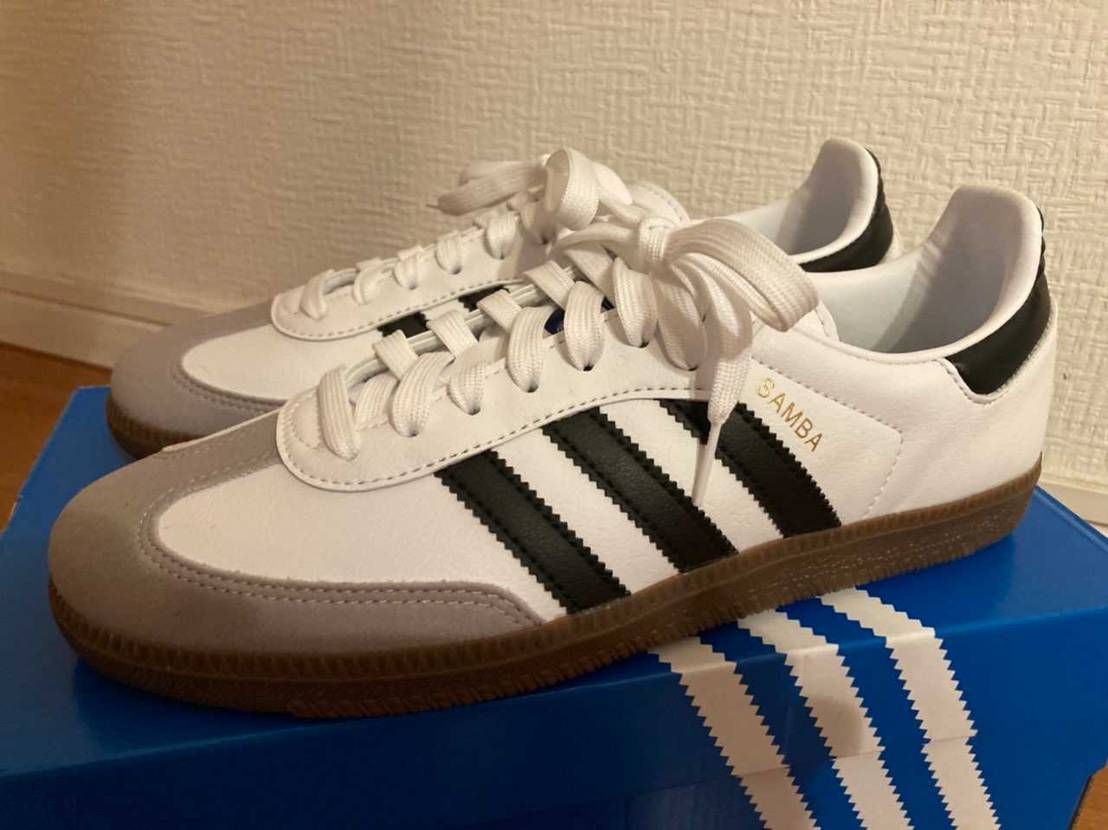 adidas samba vegan、当初スルーしていましたが、adidasオン