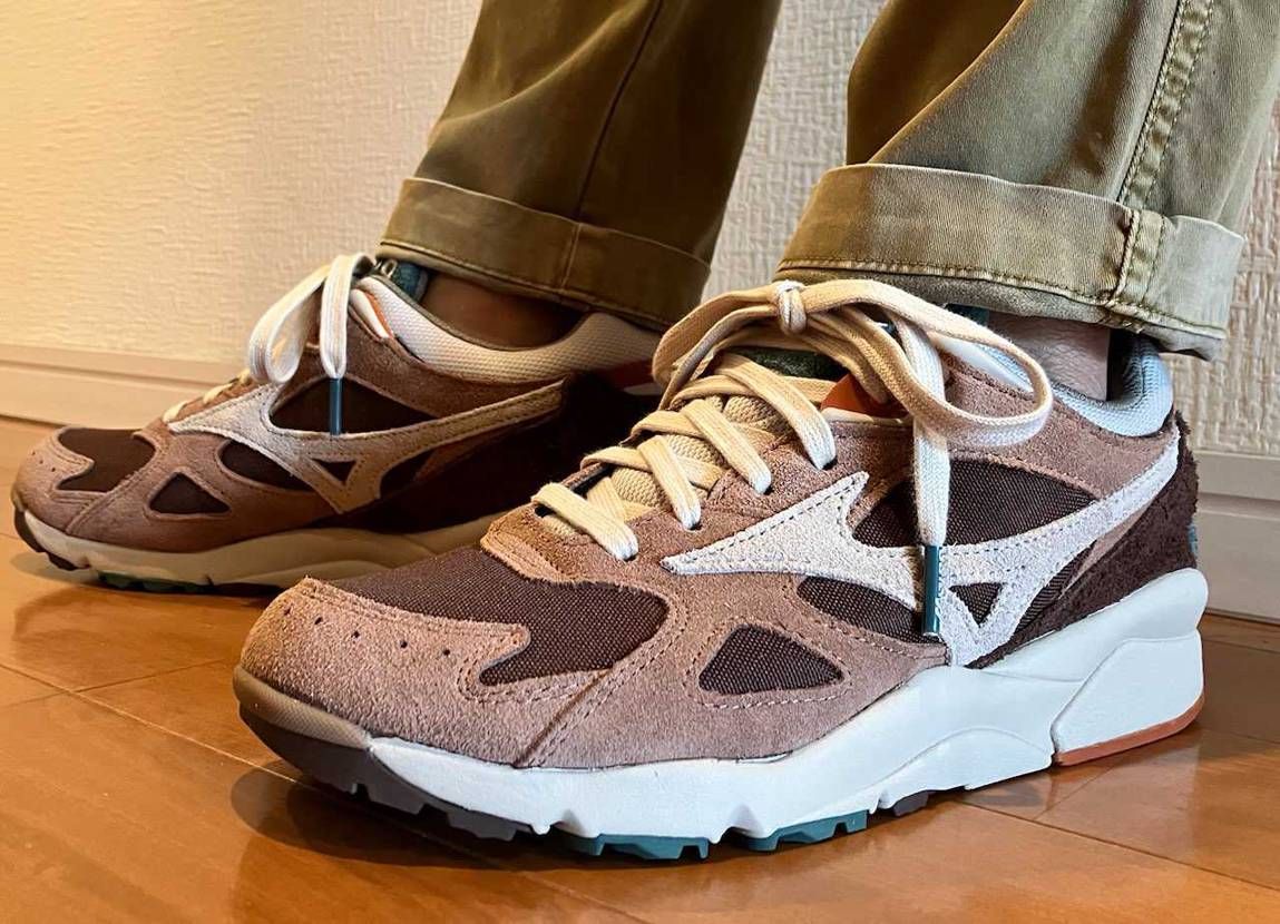 HANONのセールでオーダーしたMIZUNO Skymedal Sが🇬🇧→🇫🇷→