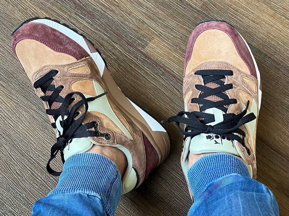 今日はDiadora S8000で外出。ヌバック&スエードの質感が雰囲気良くてか