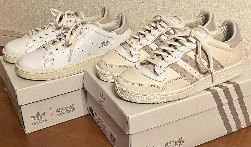 今日はセール購入のadidasが4足一度に届きました。
まずは昨日未明3時過ぎ