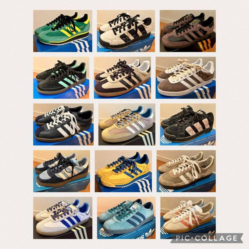 2024年に購入したadidasです（一部妻と娘用に購入したものを含みます）。