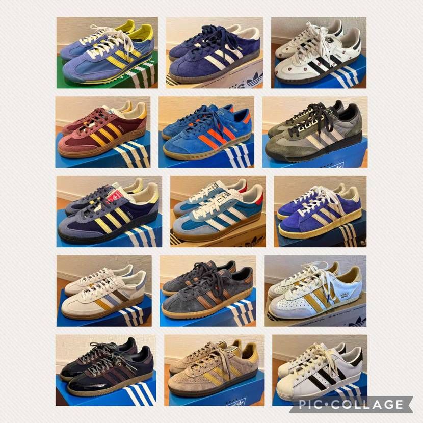 2024年に購入したadidasです（一部妻と娘用に購入した