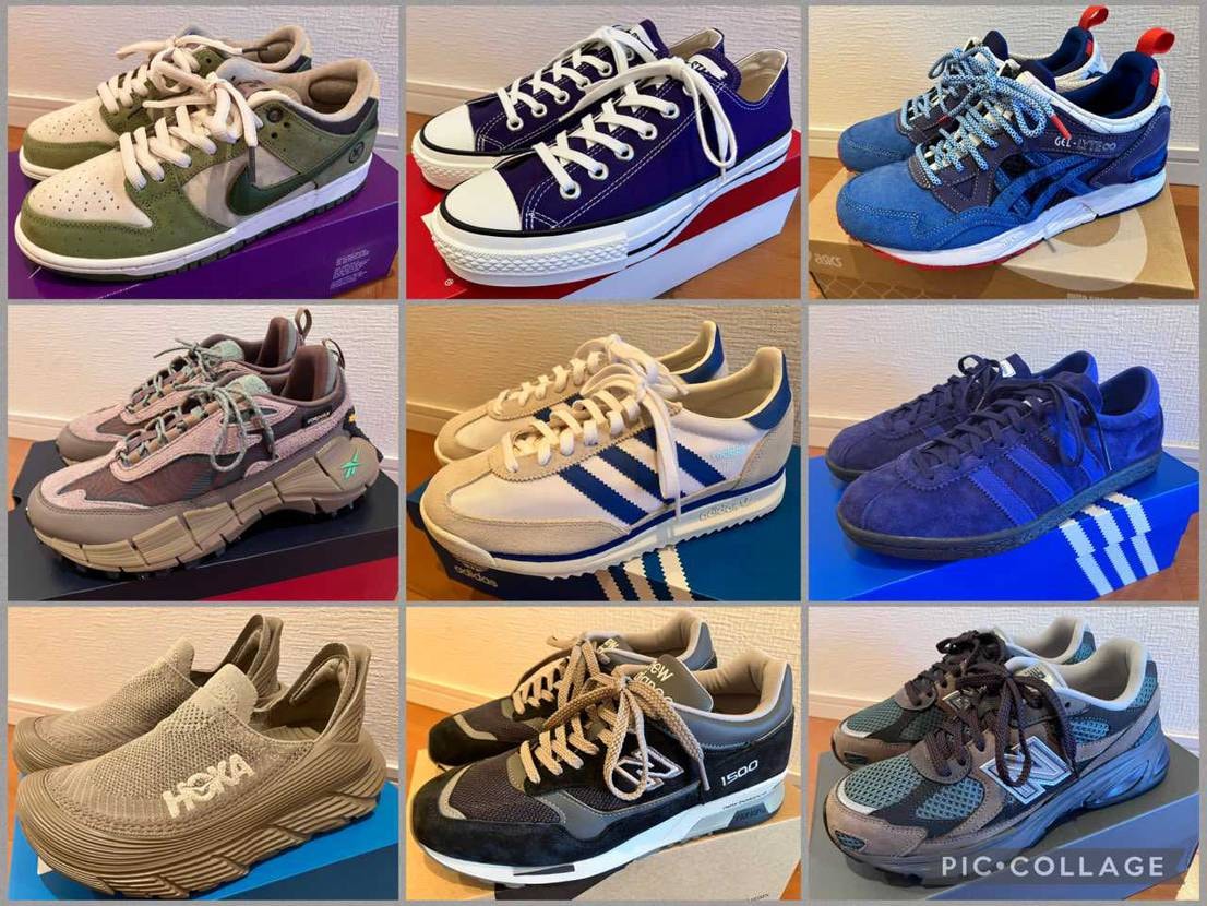 こんにちは☀️
東京湾岸は穏やかな大晦日です。
2025年はあまりスニーカー