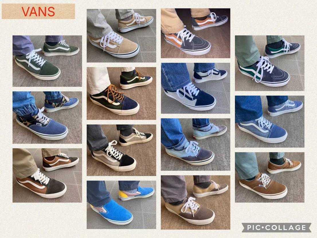 1月から’Back to basic’をテーマにヴァルカナイズ系の👟を履いてきた